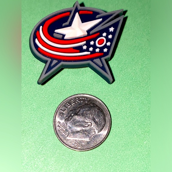 (10 for $15) Columbus Blue Jackets Hockey 🏒 Crocs Shoe Charms - Picture 1 of 1